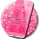 Keyboard Pink Doodle APK