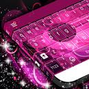 APK Pink Lights Keyboard Wallpaper