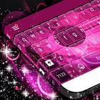 Pink Lights Keyboard Wallpaper أيقونة