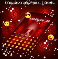 Keyboard Rose Skull Theme capture d'écran 1