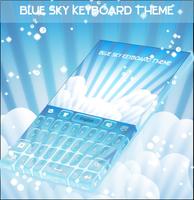 Blue Sky Keyboard Theme capture d'écran 3