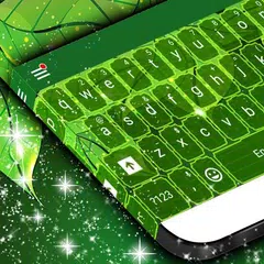 Keyboard Green Leaf Theme APK download