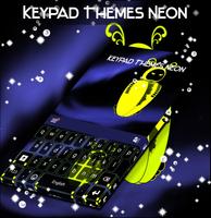 Keypad Themes Neon Affiche