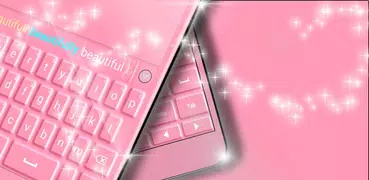 粉色彈力鍵盤主題