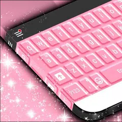 Скачать Розовая стильная клавиатура APK