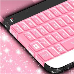 Rosa Stretch-Keyboard-Thema APK Herunterladen