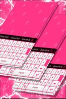 Keypad Skin Colors Pink Affiche