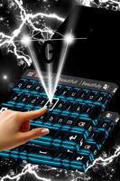 Neon Blue Keyboard Free Ekran Görüntüsü 2