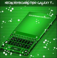 Keyboard Neon untuk Galaxy Y poster