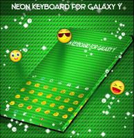 Keyboard Neon untuk Galaxy Y screenshot 1