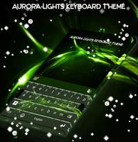Aurora Lights Keyboard Theme постер