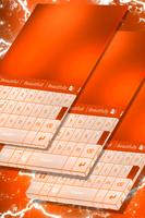 Orange Keyboard Theme poster