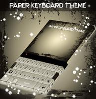 Paper Keyboard Theme plakat