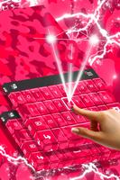 Pink Camo Keyboard screenshot 1