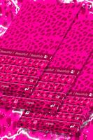 Pink Cheetah Keyboard Affiche