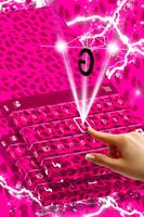 Pink Cheetah Keyboard captura de pantalla 1