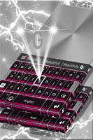 Pink Chrome Keyboard Theme capture d'écran 3