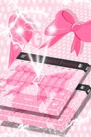 Pink Bow Keyboard Theme capture d'écran 3