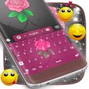 Розовый цветок Клавиатура APK