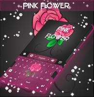 Pink Flower Keyboard capture d'écran 1