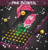 Pink Flower Keyboard capture d'écran 3