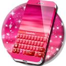 Pink Keyboard Heart Glow Theme APK