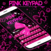 Love Pink Keypad Poster