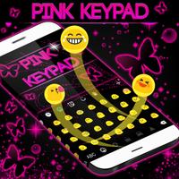 Love Pink Keypad captura de pantalla 1