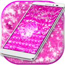 Pink Sparkles Keyboard aplikacja