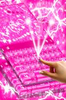 Pink Sparkles Keyboard captura de pantalla 1