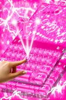 Pink Sparkles Keyboard captura de pantalla 2