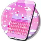 Keyboard Color Pink Theme icône