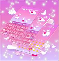 Keyboard Color Pink Theme capture d'écran 1