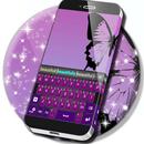 Purple Butterfly Keyboard APK