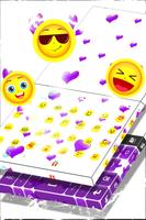 Purple Hearts Keyboard Ekran Görüntüsü 3