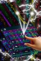 Rainbow Neon Keyboard Theme ảnh chụp màn hình 1