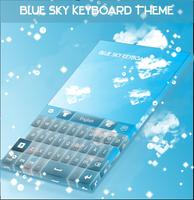 Blue Sky Keyboard Theme تصوير الشاشة 3