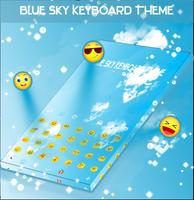 Blue Sky Keyboard Theme capture d'écran 1