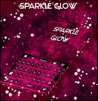 Sparkle Glow Teclado Tema Poster
