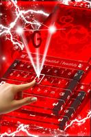 Stylish Red Love Keyboard Ekran Görüntüsü 2