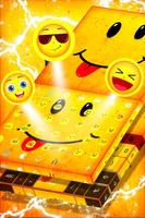 Yellow Emoji Keyboard capture d'écran 3