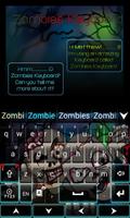 Zombies GO Keyboard Theme capture d'écran 2