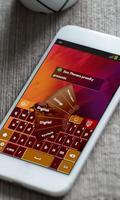 Muddy Red Keyboard Theme โปสเตอร์