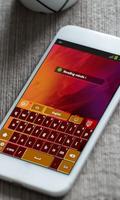 Muddy Red Keyboard Theme ảnh chụp màn hình 2