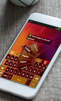 Muddy Red Keyboard Theme ภาพหน้าจอ 3