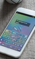 Blue and pink Keyboard Theme ảnh chụp màn hình 3
