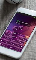 Killer Purple Keyboard Theme ảnh chụp màn hình 3