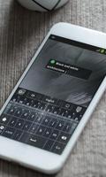 Pure black Keyboard Theme syot layar 2