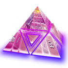 Pink Glitter Keyboard Theme icône