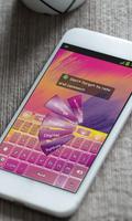 Pink Glitter Keyboard Theme ảnh chụp màn hình 3